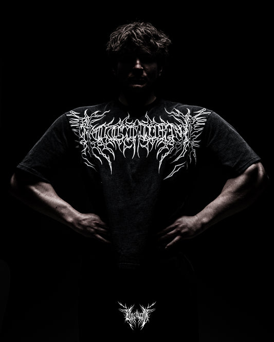 GYM BUNDLE - NOCTURNE COMPRESSION TEE WHITE + BLACK + WASHED PUMP COVER