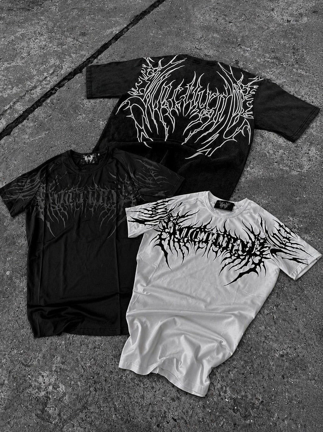 GYM BUNDLE - NOCTURNE COMPRESSION TEE WHITE + BLACK + WASHED PUMP COVER